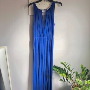Blue maxi dress